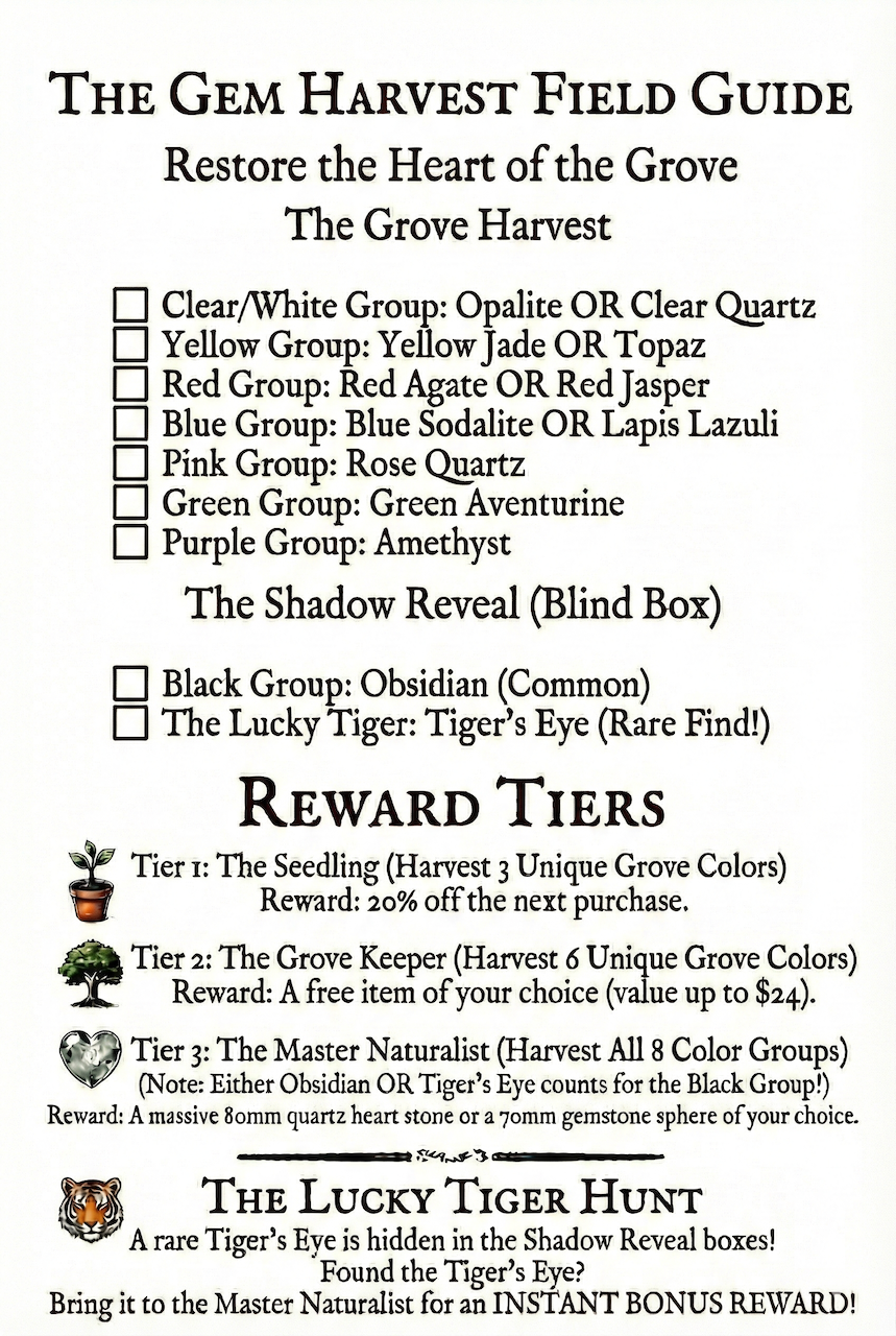 Hearts of the Grove Aroma Beads - Air Freshener with a Hidden Gem - Motif Metalworks