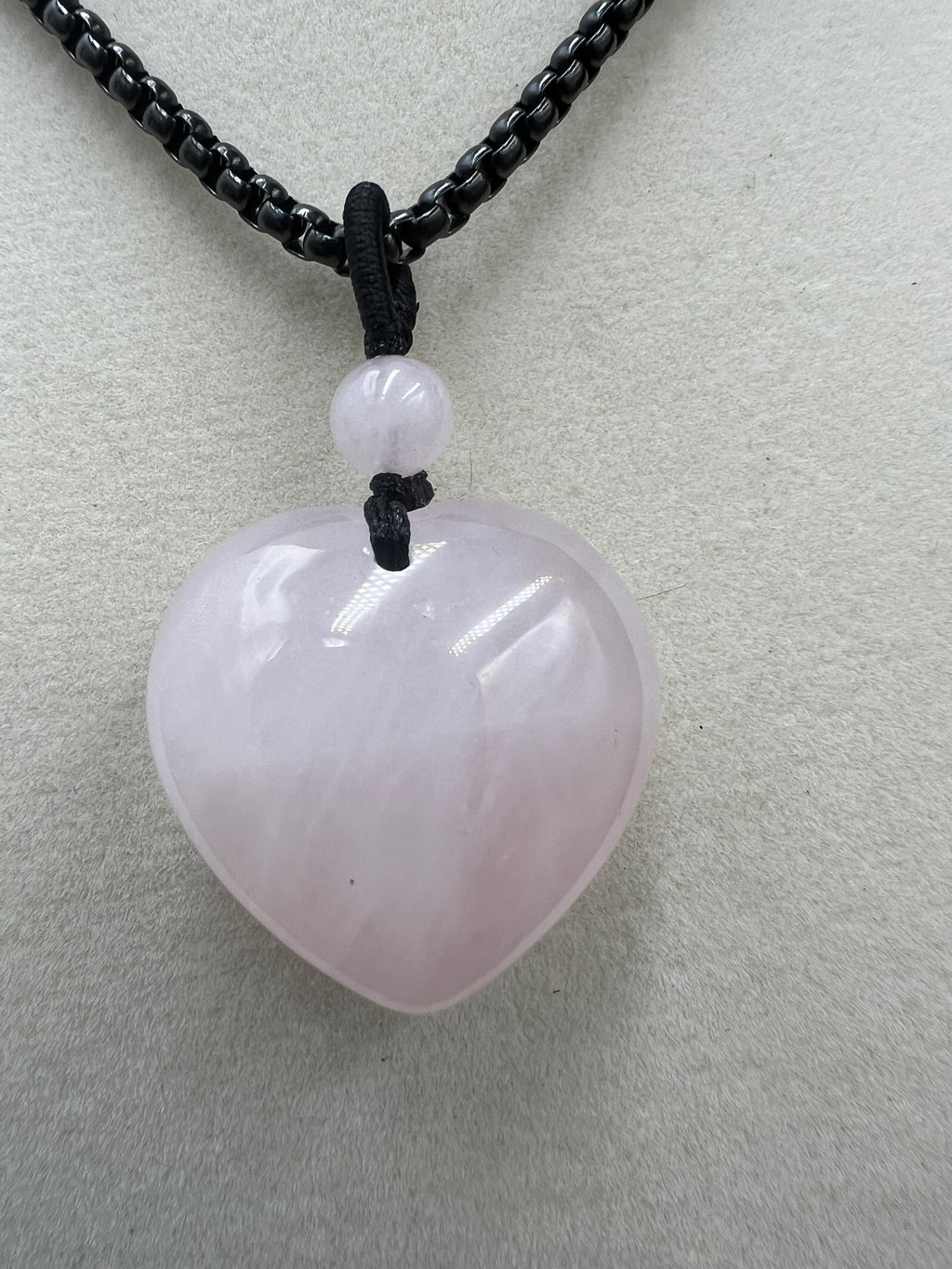 Stone Heart Pendant - 25mm