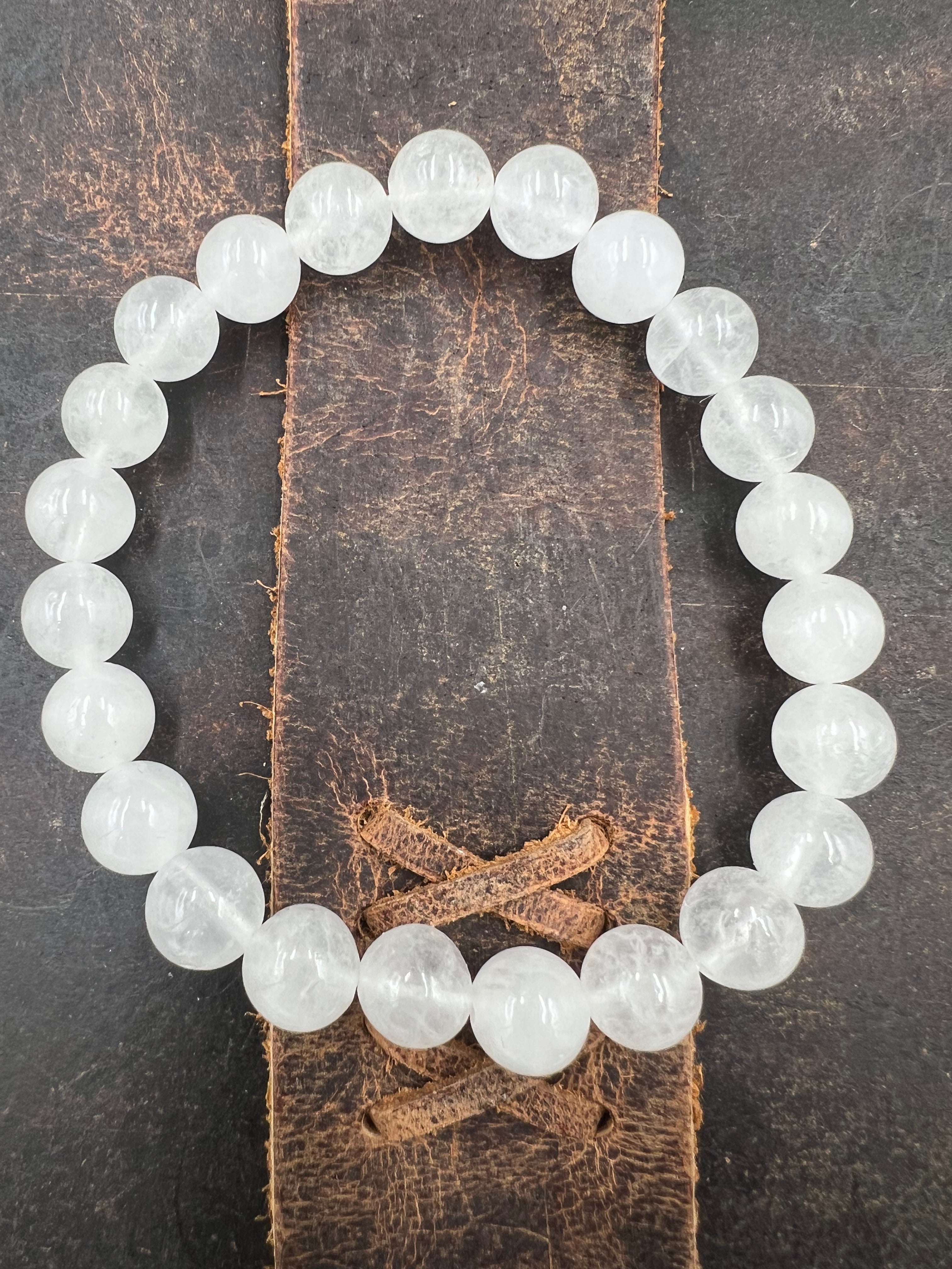 Stone Gem Bracelet - 8mm beads