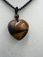 Stone Heart Pendant - 25mm