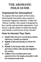 Hearts of the Grove Aroma Beads - Air Freshener with a Hidden Gem - Motif Metalworks