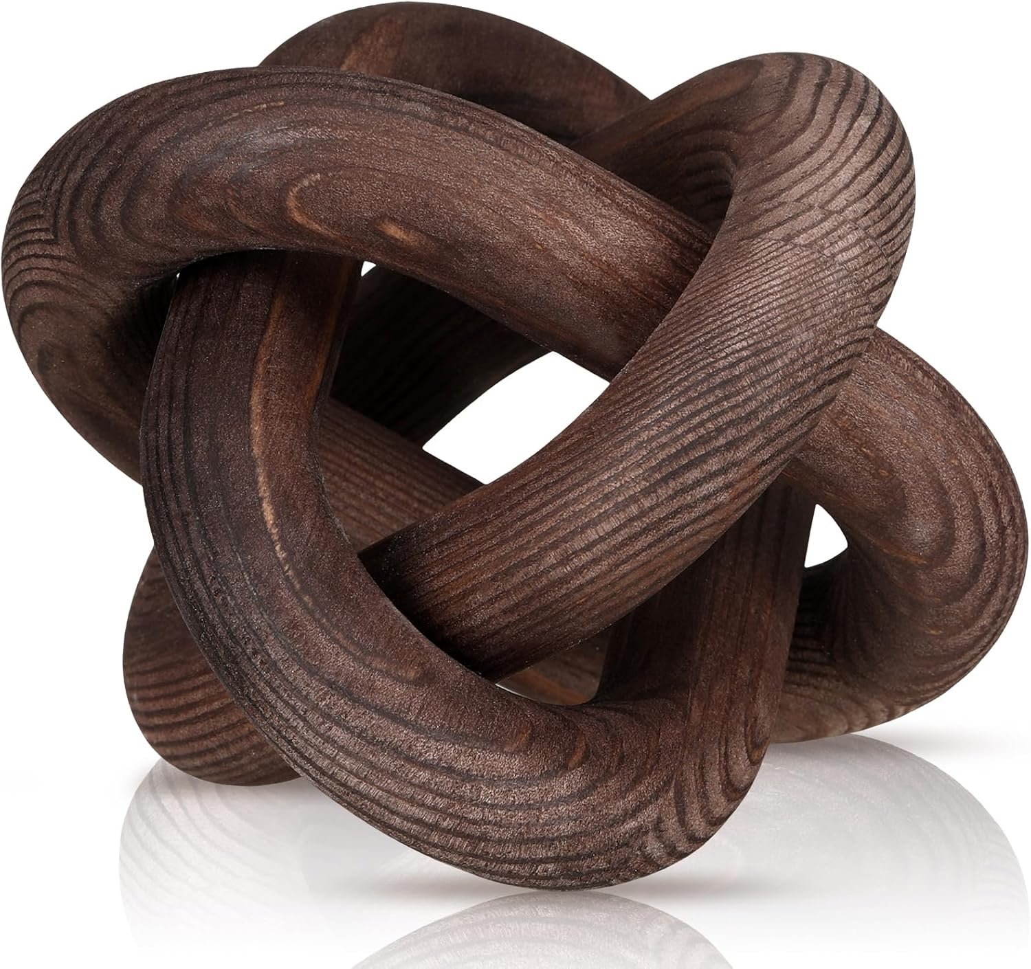 Handcrafted Interlocking Wood Knots - Motif Metalworks