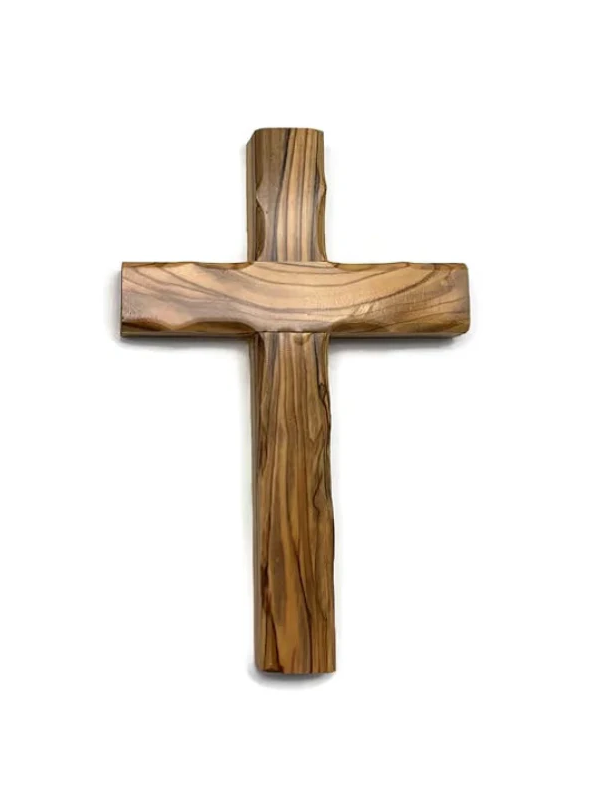 Olive Wood Wall Cross - Motif Metalworks